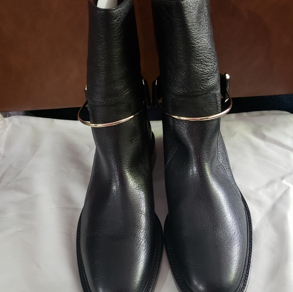 Balenciaga metal bar leather boots - Picture 3 of 12